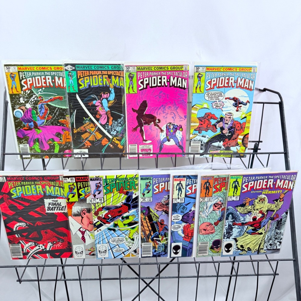 Spectacular Spider-Man 51 54 55 57 79 80 86 88 93 96 97 lot 1st Johnathan Ohnn